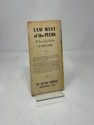 Law West of the Pecos
