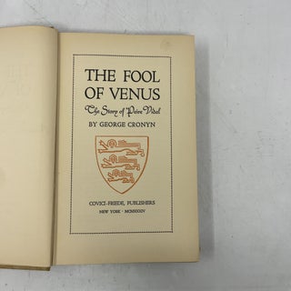 The Fool of Venus: The Story of Peire Vidal