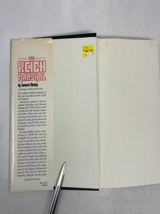 The Reich Marshall: A Biography of Hermann Goering