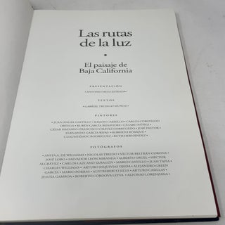 Las rutas de la luz: El paisaje de Baja California (Spanish Edition)