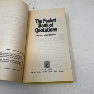 Pocket Book of Quotations
