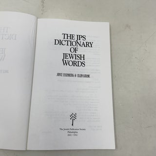 The JPS Dictionary of Jewish Words