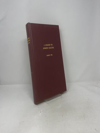 A Catalogue for Advanced Readers, Vol. I: Afghanistan-Persia
