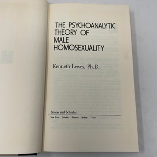 The Psychoanalytic Theory of Male Homosexuality