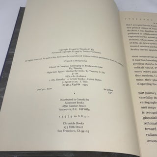 Flight into Egypt: Binding the Book