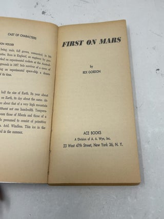 First on Mars