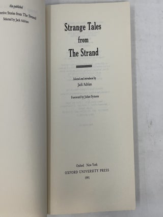 Strange Tales from the Strand Magazine