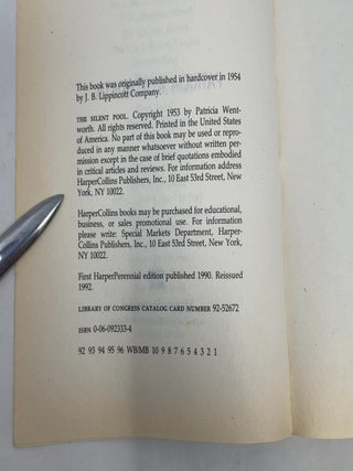 The Silent Pool: A Miss Silver Mystery