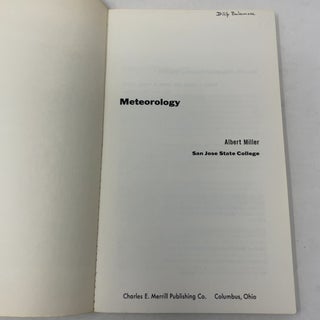 Meteorology (Merrill Physical Science Series)