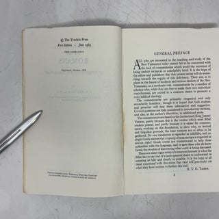 The Epistle of Paul to the Romans: An Introduction and Commentary