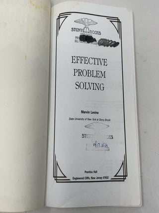 Effective Problem Solving