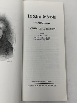 The School for Scandal (New Mermaid Anthology)