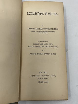 Recollections of Writers