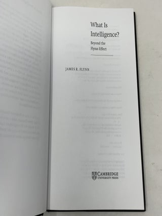 What Is Intelligence?: Beyond the Flynn Effect