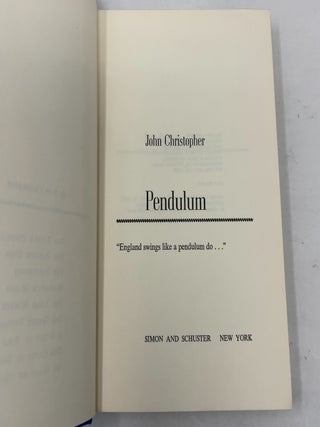 Pendulum: A Novel
