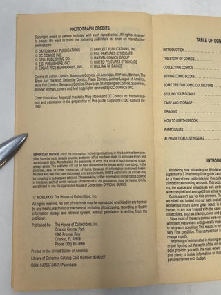 The Official 1983 Price Guide to Comic Books