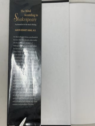 The Mind According to Shakespeare: Psychoanalysis in the Bard's Writing