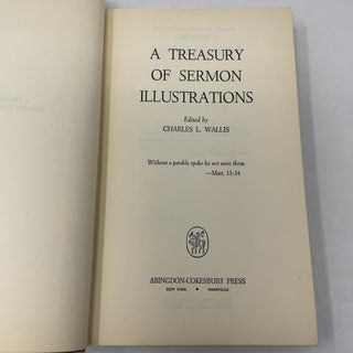 A Treasury of Sermon Illustrations