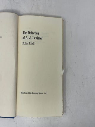 The Defection of A. J. Lewinter