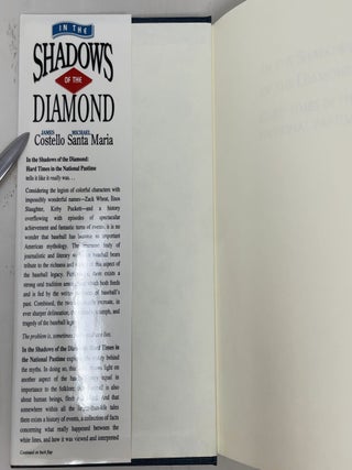 In the Shadows of the Diamond: Hard Times in the National Pastime