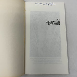 The Ordination of Women: An Essay on the Office of Christian Ministry