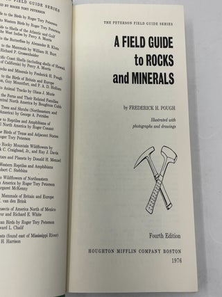A Field Guide to Rocks and Minerals (The Peterson Field Guide Series)