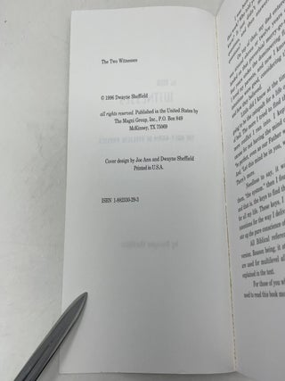 The Two Witnesses: The Holy-Gram of Biblical Physics