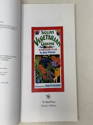 Sicilian Vegetarian Cooking: 99 More Recipes to Love