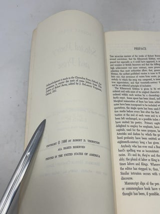 Selected Poetry and Prose