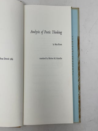 An Analysis of Poetic Thinking