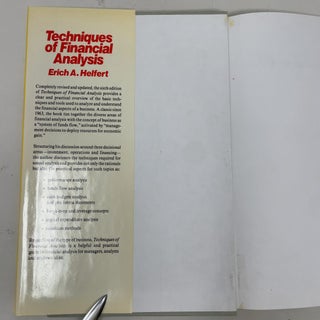 Techniques of Financial Analysis