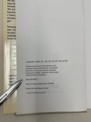 Techniques of Financial Analysis