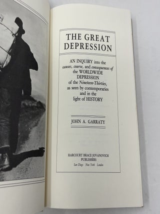 The Great Depression: An Inquiry Into the Causes, Course, and Consequences of the Worldwide Depression of the Nineteen-Thirties, as Seen by Contemporaries and in the Light of History