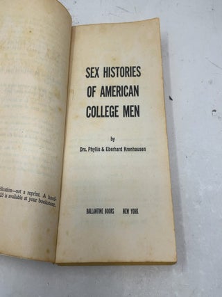 Sex HIstories of American College Men