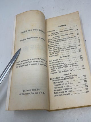 Sex HIstories of American College Men