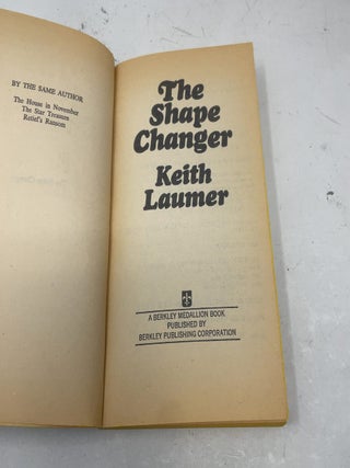 The Shape Changer (Lafayette O'Leary Adventures) (Medallion SF, S2363)