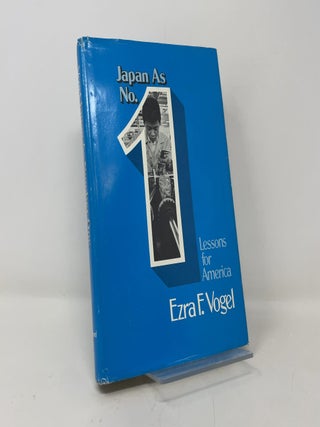 Japan As Number One: Lessons for America