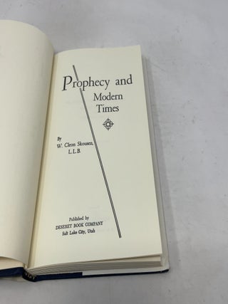 Prophecy and Modern Times