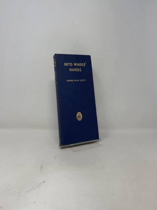 Into Whose Hands: An Examination of Obscene Libel in its Legal, Sociological and Literary Aspects