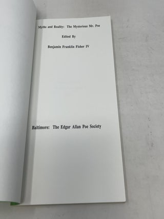 Myths and Reality: The Mysterious Mr. Poe