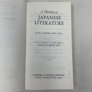 A History of Japanese Literature