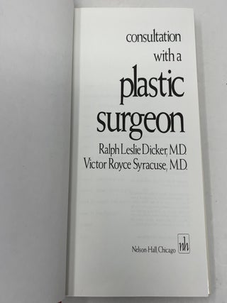 Consultation with a Plastic Surgeon