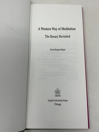 A Western Way of Meditation: The Rosary Revisited