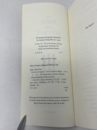 The Birth of the Republic: 1763-89