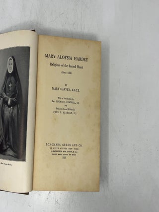 Mary Aloysia Hardey: Religious of the Sacred Heart