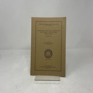 Environment and Native Subsistence Economies in the Central Great Plains