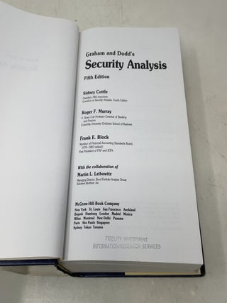 Security Analysis
