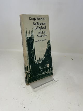Soliloquies in England and Later Soliloquies