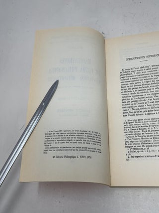 Meditationes de Prima Philosophia Meditations Metaphysiques