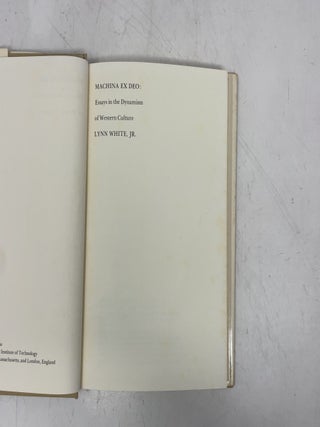 Machina Ex Deo: Essays in the Dynamic of Western Culture